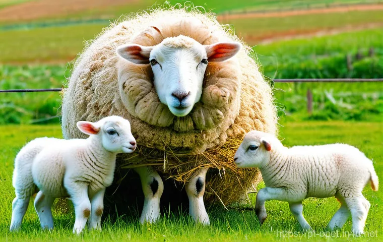 양 소규모 농장 운영법 - **Prompt for Merina Branca Sheep in Alentejo:**
    "An expansive, sun-drenched landscape in the Ale...