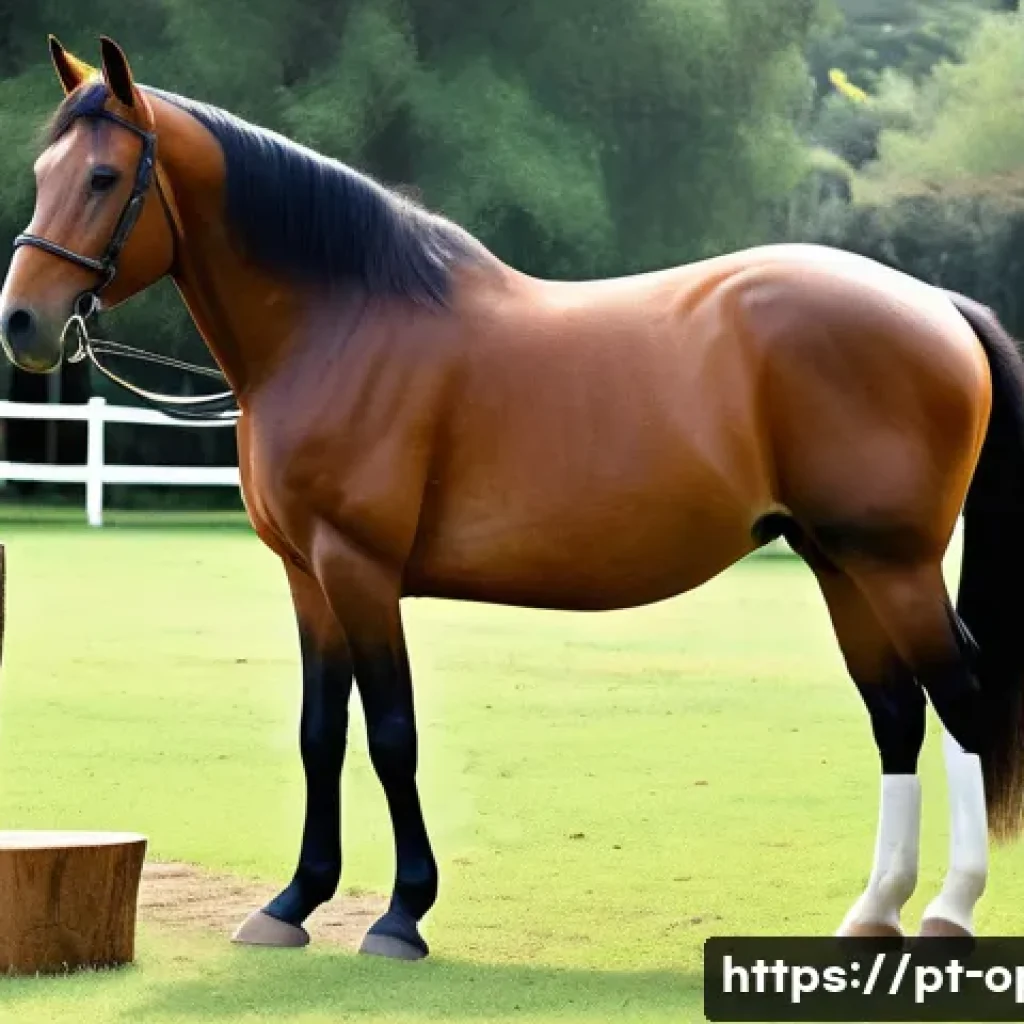 말 훈련 캠프 운영 - A serene and spacious horse training field in a sunny rural setting in Brazil, featuring sturdy wood...